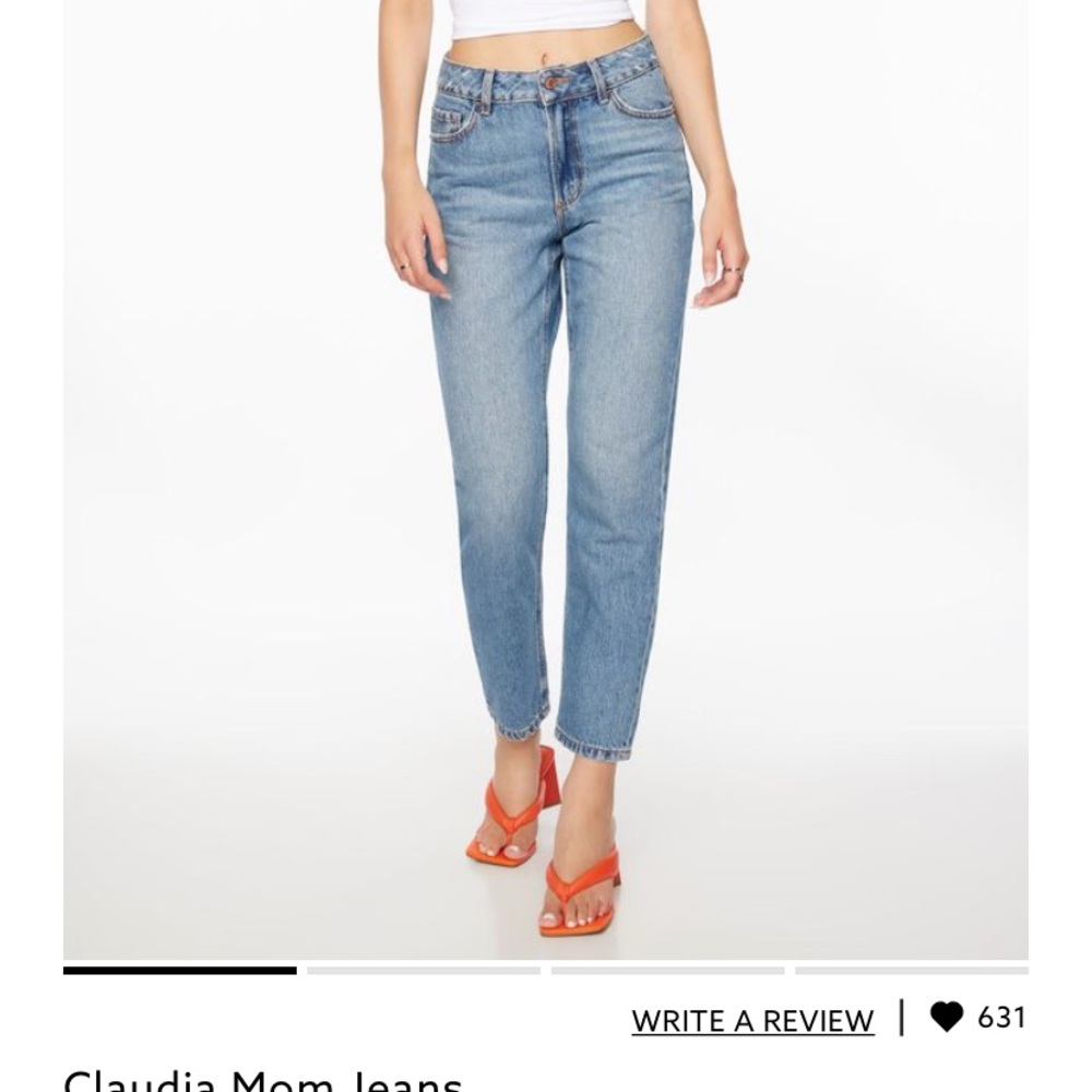Dynamite Claudia Black High Waisted Mom Jeans